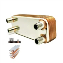 Löddrad plattvärmeväxlarkondensator